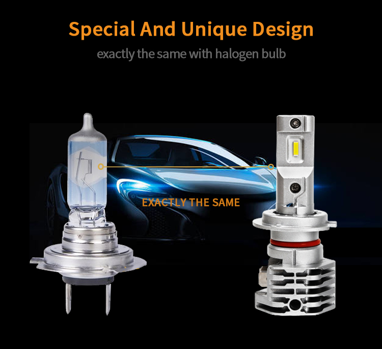 plug and play led headlight bulb