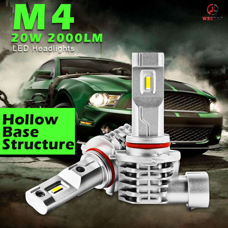 20W 2000LM led headlight 9005 hb3 