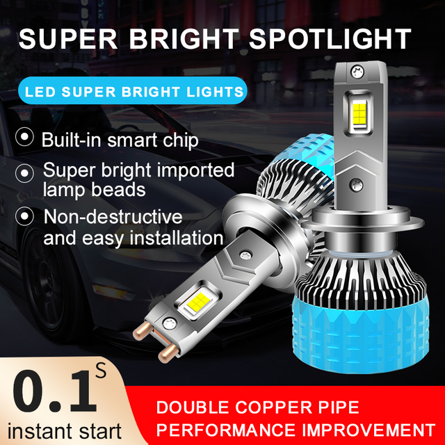 180W 18000LM Bright LED Headlight Bulbs 