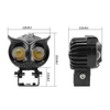 High Quality Bi Color Owl Motorcycle Spotlight