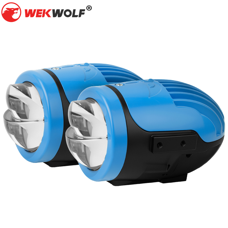 New High Quality APP Remote Control 2-inch Dual Beam Projector Lens Led Fog Light
