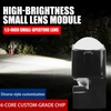 1.5 Inch Mini Laser Hi/Lo Beam Dual Light Projectors Lens Matrix Module Car LED Headlight Bulbs