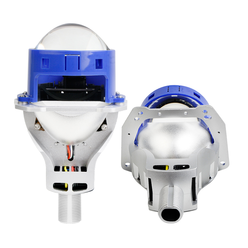 Universal Car Motorcycle Low Beam 110W High Beam 156W 3 Inch Dual Cup Projector Lens Headlight Bulbs