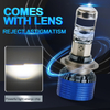 T81 Series | 84W 8400LM Mini Projector Lens Auto LED Headlight Bulbs
