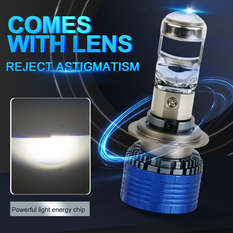 T81 Series | 84W 8400LM Mini Projector Lens Auto LED Headlight Bulbs