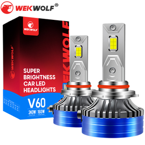 Wholesale High Lumen 24000LM 6000K Cool White LED Headlamp Bulbs for Car V60 9005/HB3