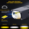 All in One Wireless Novelty Design Black LED Headlight Bulb X8 H7