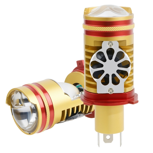 T93 Series | All in One High/Low Beam Plug and Play Mini Projector Lens LED Headlight Bulb H4