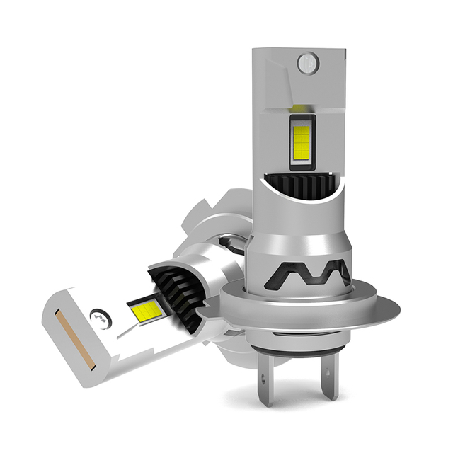 V25S Series | 1:1 Mini Size 64W 6400LM 6500K Cool White All In One LED Headlight Bulbs For Car