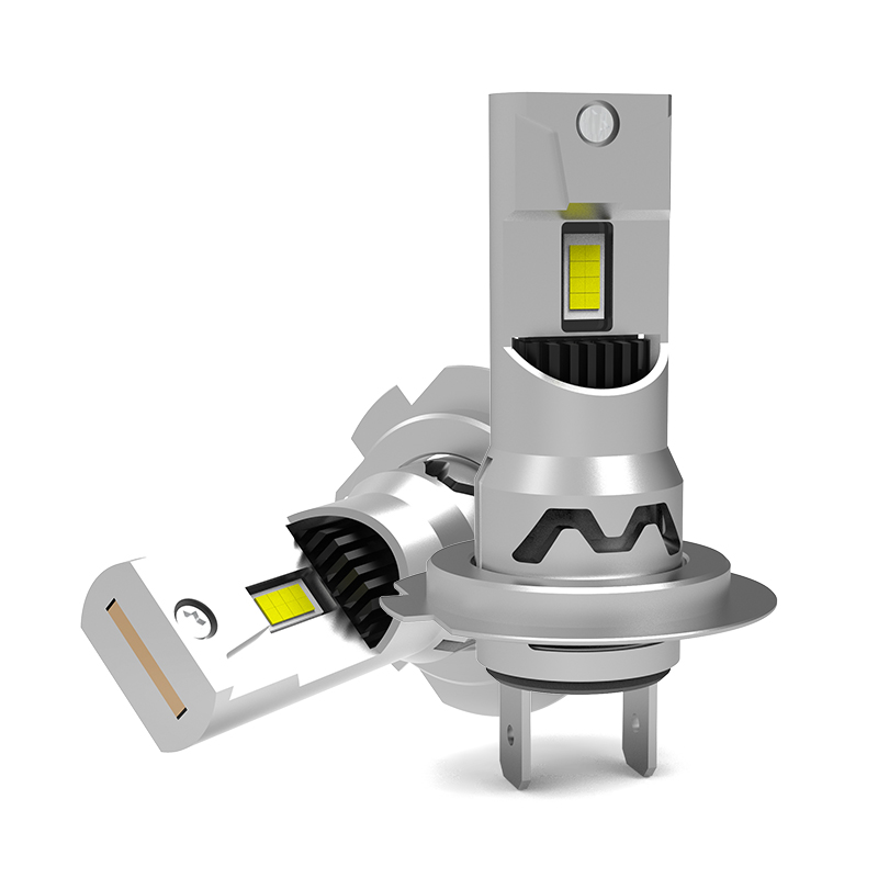 V25S Series | 1:1 Mini Size 64W 6400LM 6500K Cool White All In One LED Headlight Bulbs For Car
