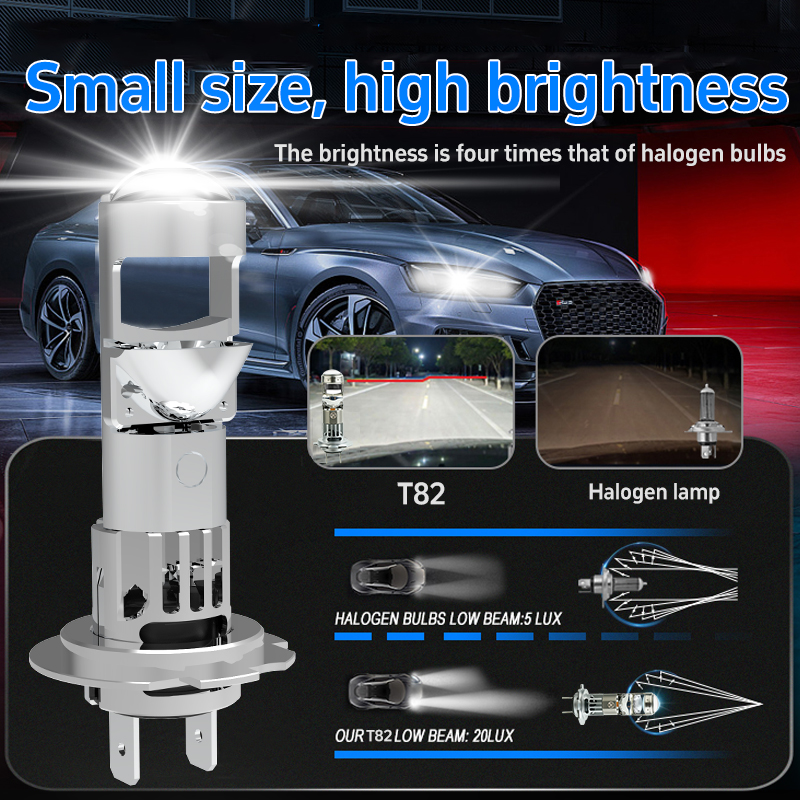 T82 Series | 48W 6000LM Mini Projector Car LED Headlights Bulbs