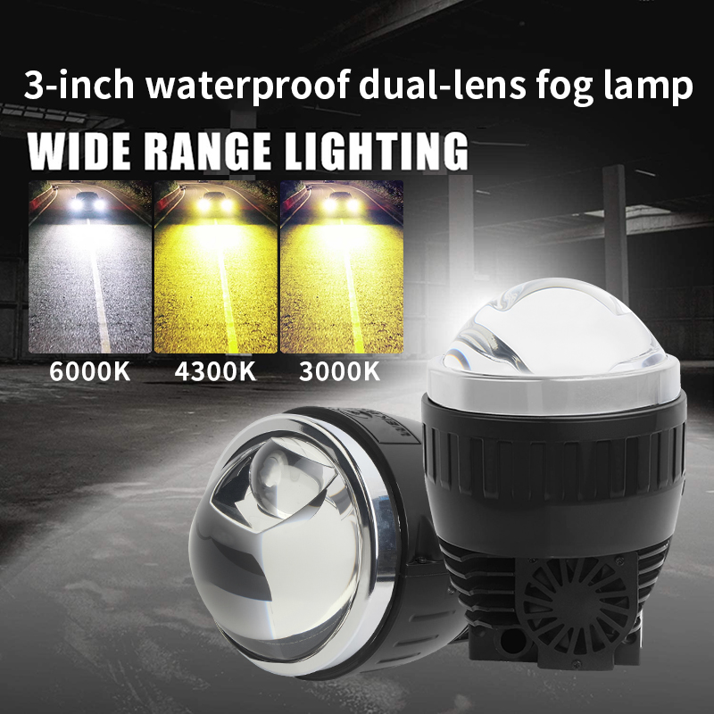 Best Quality Waterproof 116W 3-inch Single Direct-Projection Lens LED Fog Light