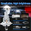 T82 Series | 24W 3000LM Plug and Play 1:! Mini Size Wireless H7 Projector LED Headlight Bulbs for Car