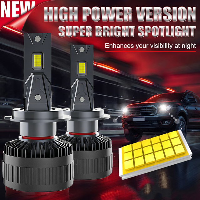 Factory 130W 13000LM Car Light Bulb Auto Accessories Single Copper Tube 12V Luce Para Autos H4 Canbus Led Headlight Bulbs 