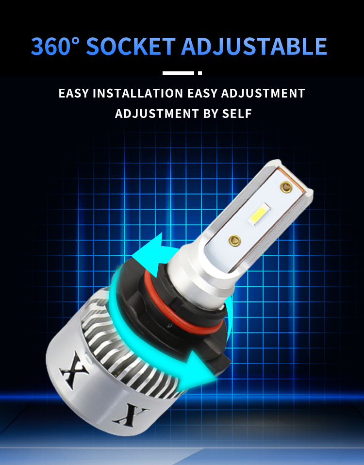 adjustable 9005 led bulb