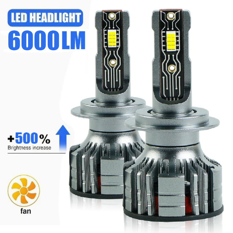 A8 Series | Factory Price Super Bright 60W 6000LM Linear Driver 12V Automotive Led Headlight Bulbs