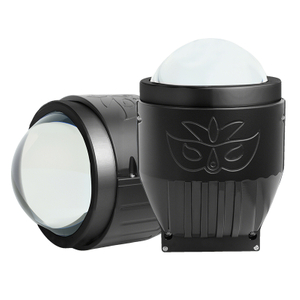 Customized 3 Inch White Yellow Light Mixed Tricolor High Low Beam Led Projector Lens Fog Light