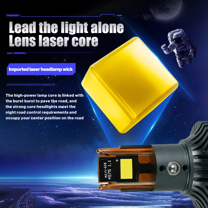 T92 Series | New Design Solenoid Valve H4 Projector Lens LED Headlight Blubs For Car