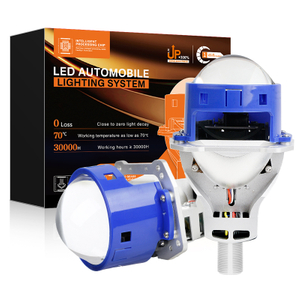 Universal Car Motorcycle Low Beam 110W High Beam 156W 3 Inch Dual Cup Projector Lens Headlight Bulbs