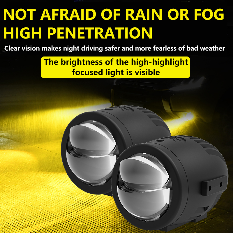 Super Bright 45W Laser Color Changing Projector Glass Lens Fog LED Lights