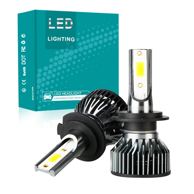 Cheap Price Car Led Headlights Bulb Super Bright 4800LM Mini LED Light Automotive Headlights