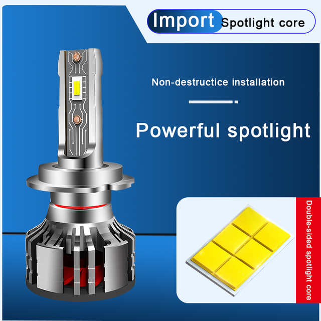 Factory Price Low Power 48W 4800LM 12V LED Headlight Bulb for Universal Car