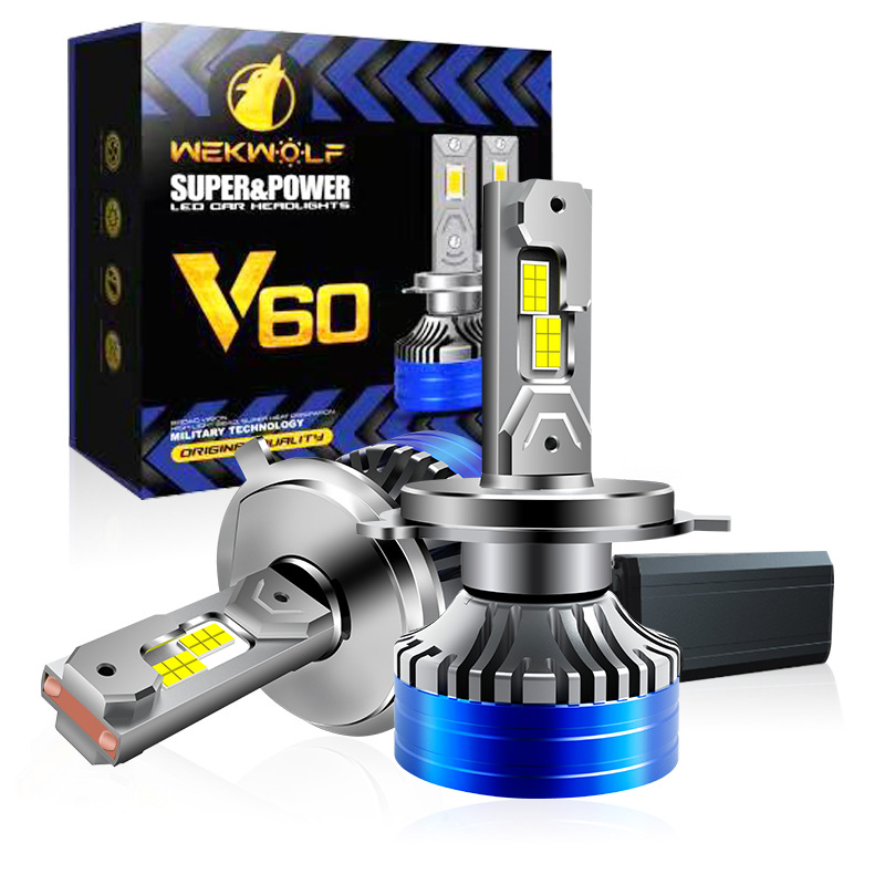 Novel Appearance Super Bright 240W 24000LM LED Car Headlight V60 H4