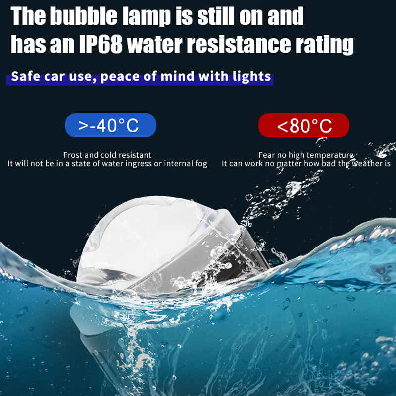 Wholesale 3inch Double Cup Dual Light Dual Direct-Projection Lens Fog LED Lights