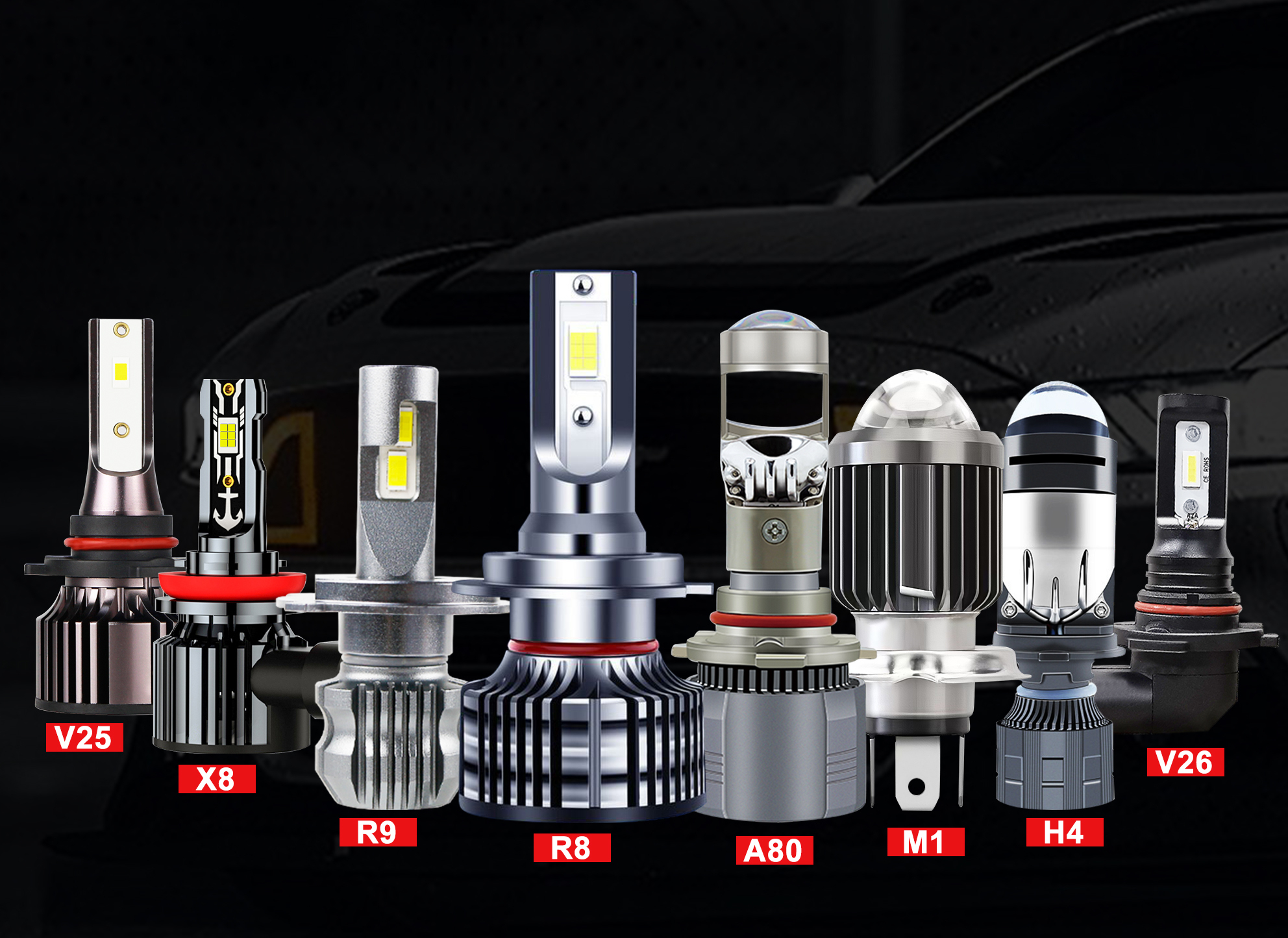 weiyao led car lights