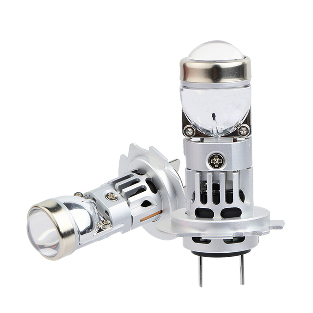 T82 Series | 24W 3000LM Plug and Play 1:! Mini Size Wireless H7 Projector LED Headlight Bulbs for Car