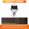 12V/24V 3 Inch Built-in Driver Dual Beam Led Projector Lens Headlight bulbs