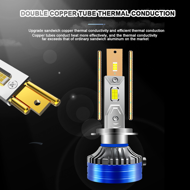 High Power 240W Car LED Headlight Bulbs V60 H11