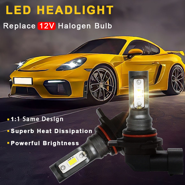 1:1 Size Plug And Play Non-Polarity All-in-One Car LED Headlight Bulb H7