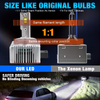 D Series | OEM D1S/D2S/D3S/D4S LED Headlight Bulb 6000K 180W High Power 18000LM Xenon HID Replacement Lights