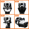 Super Bright 106W 2.0 Inch Bi-LED Projector Lens Car Headlight Retrofit Kit Bulb High Low Beam Led Projector Lens for Car Accessories