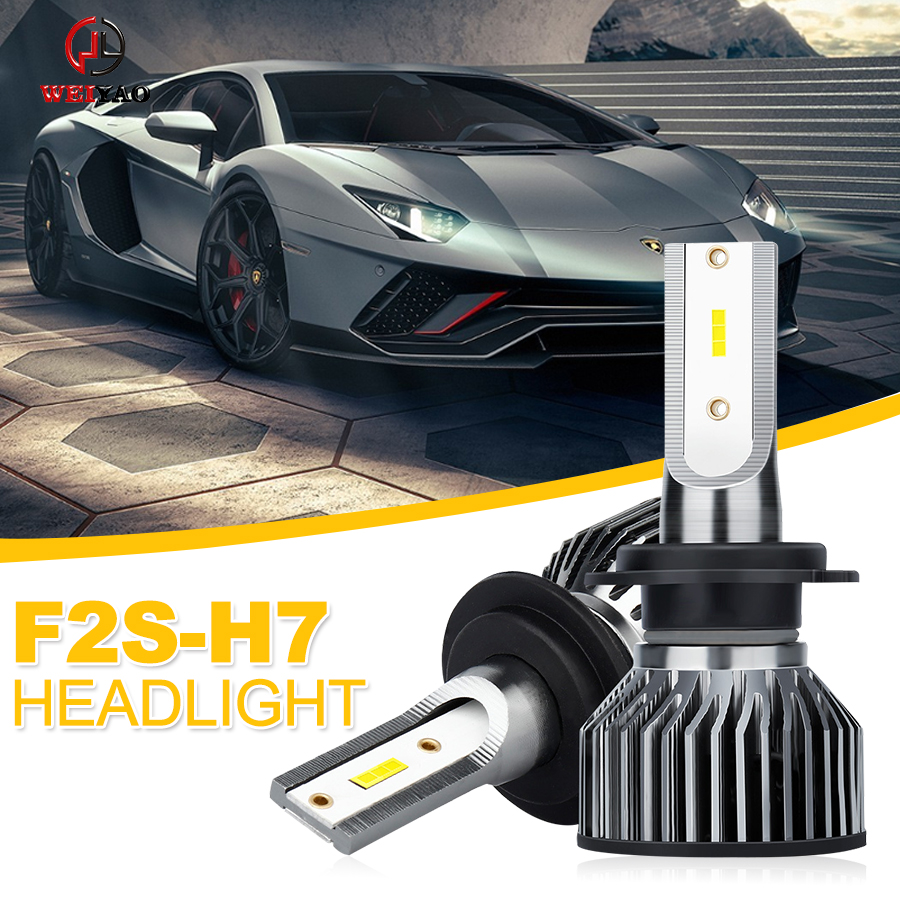 25W low beam h7 led headlight conversion kit details