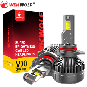 Super Bright 29000LM 9012/HIR2 LED Headlight Bulb 6500K Cool White