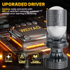  T90S Series | 12V High/Low Beam Mini HD Bi-led Projector Lens LED Headlight Bulbs for Car