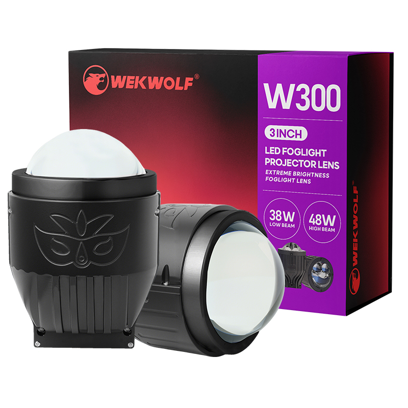 3 Inch Square Auxiliary Driving Lights