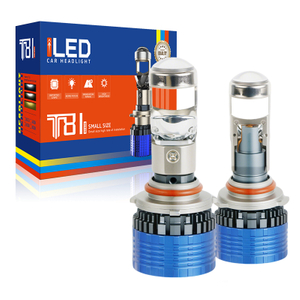 84W 6000K Upgrade Auto Front Lights Small Projector Lens Car Led Headlight Bulbs for Universal