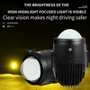 Super Bright 40W Laser Color Changing Projector Glass Lens Fog LED Lights
