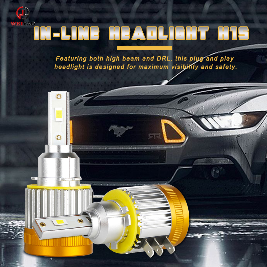 high beam led headlight bulb with daytime running light