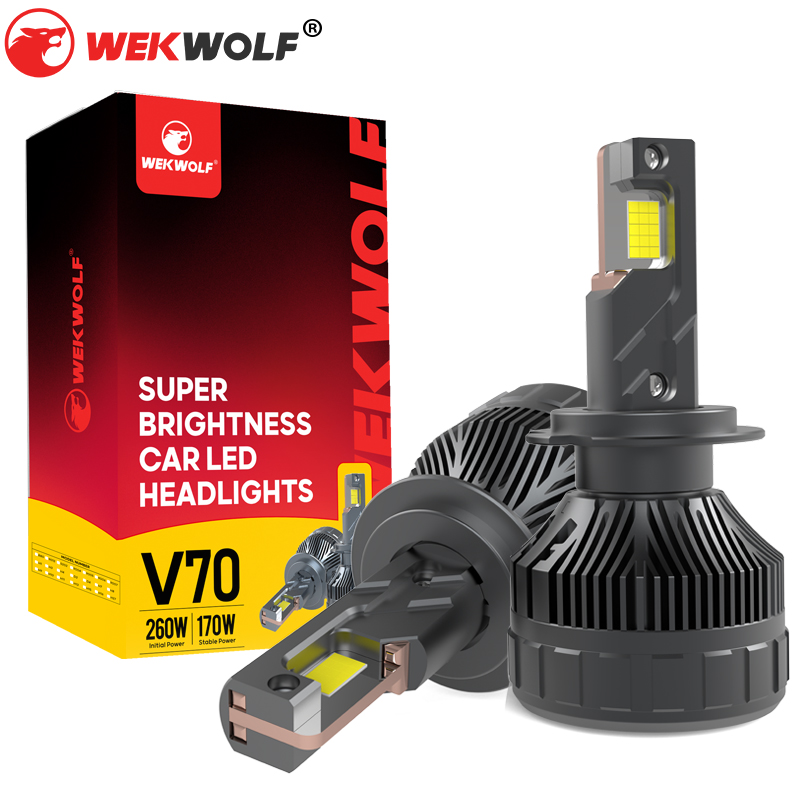 2023 New High Power LED Headlight V60 9005