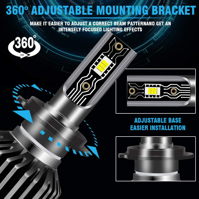 Wholesale 60W 6000LM LED Headlight Bulbs for Car