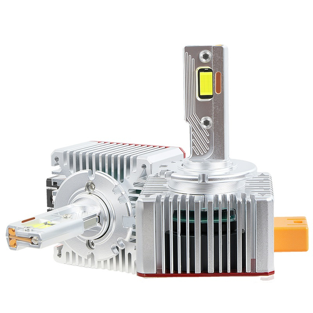 Three Copper Tubes D1S/D2S/D3S/D4S/D8S LED Headlight Bulbs 18W 18000LM 6000K 1:1 Size Plug & Play Replacement For HID Xenon