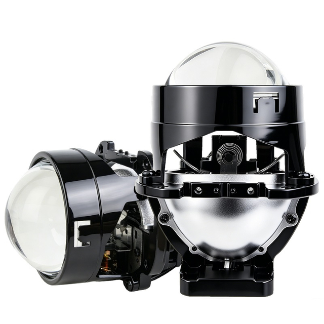 Super Bright 106W 2.0 Inch Bi-LED Projector Lens Car Headlight Retrofit Kit Bulb High Low Beam Led Projector Lens for Car Accessories
