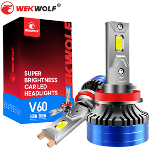 High Power 240W Car LED Headlight Bulbs V60 H11