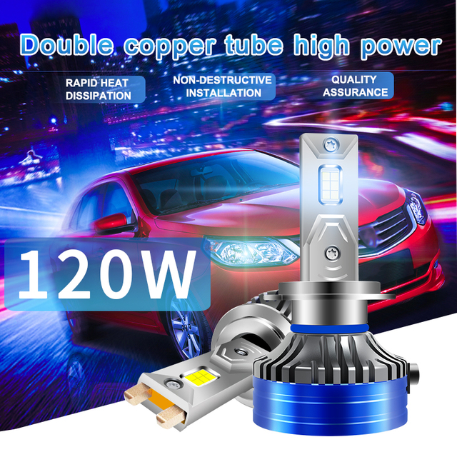 Wholesale High Lumen 24000LM 6000K Cool White LED Headlamp Bulbs for Car V60 9005/HB3