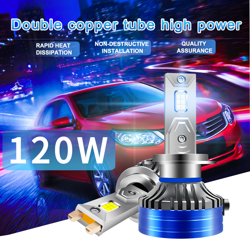 24000LM Super Bright LED Headlights Bulb Conversion Kits V60 9006/HB4 Low Beam
