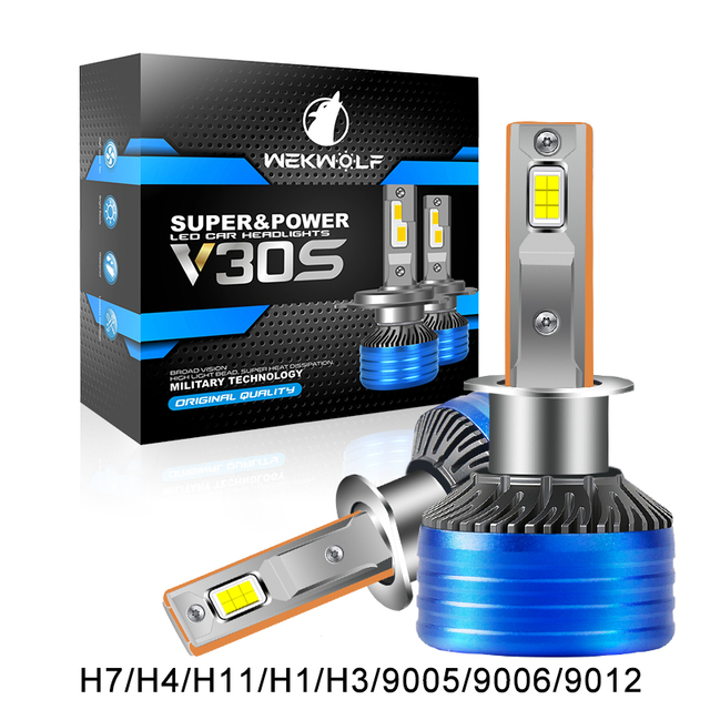 OEM Super Bright Dual Copper Tube LED Car Light Bulb 120W 12000LM High Low Beam Automotive Led Headlights